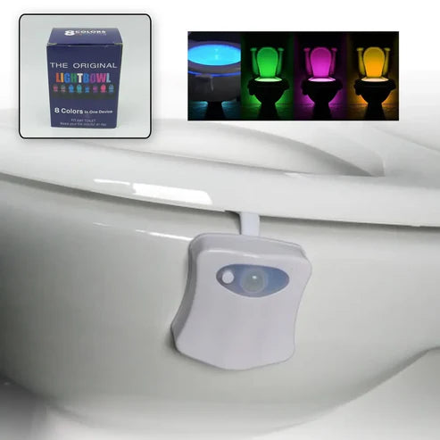 8-Color Sensor Toilet Light