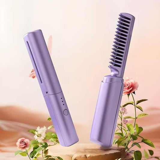 Meneflix Rechargeable Hot Comb Straightener