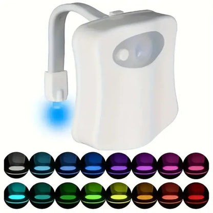 8-Color Sensor Toilet Light