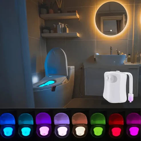 8-Color Sensor Toilet Light