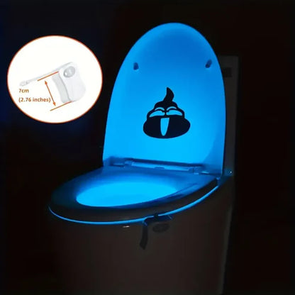 8-Color Sensor Toilet Light