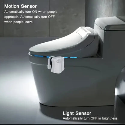 8-Color Sensor Toilet Light