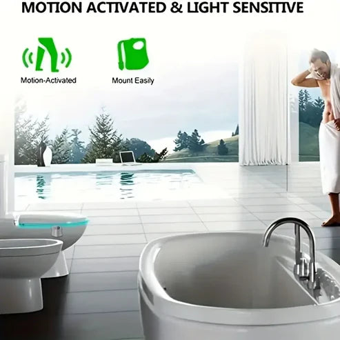 8-Color Sensor Toilet Light